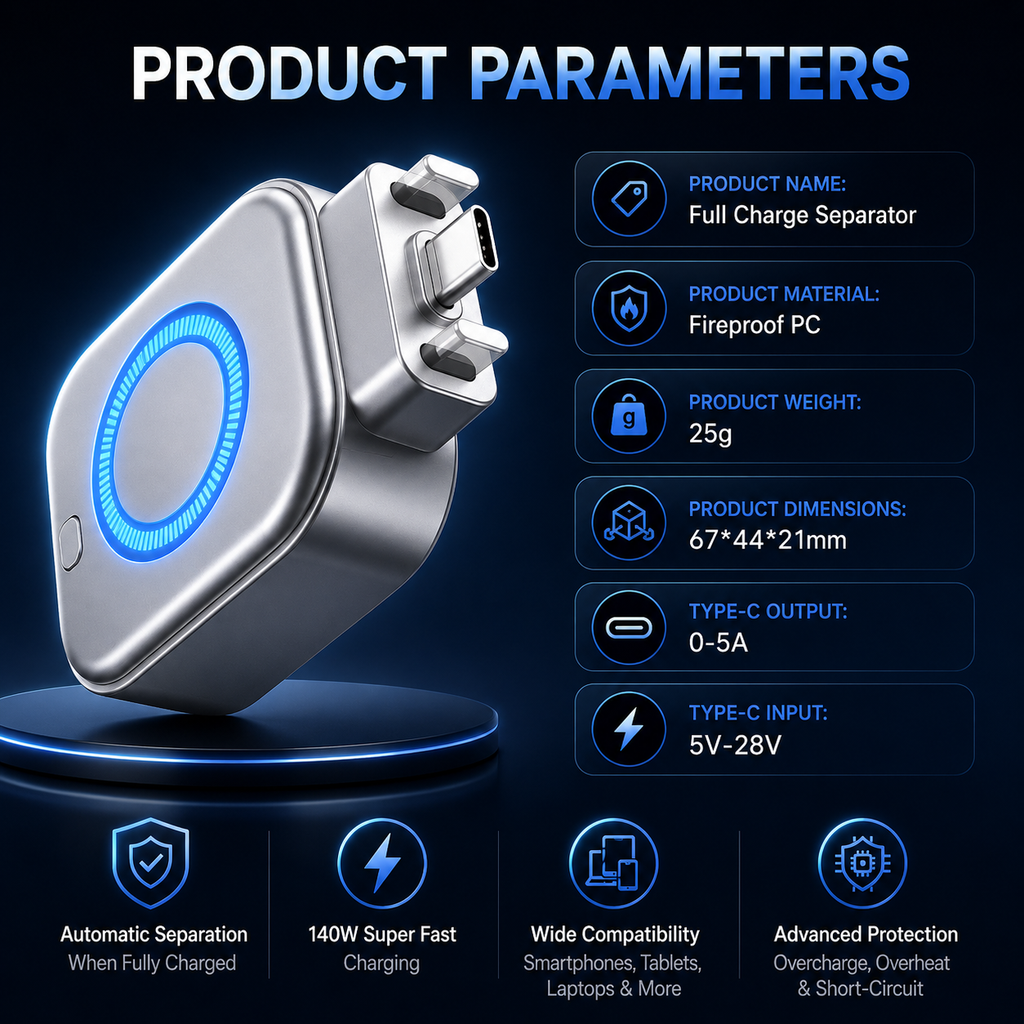 USB-C Auto Eject Charging Adapter