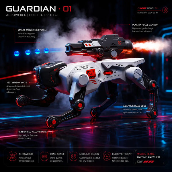 AI Intelligent Mechanical Dog – 2.4GHz Remote Control Robot Markup Enterprises