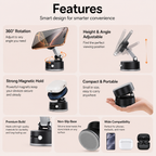Foldable Vacuum Magnetic Phone Holder